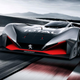 Peugeot didn’t give us a concept of what this Le Mans car might look like, so the best we have to go on is its 2017 Vision Gran Turismo car. Image: Peugeot